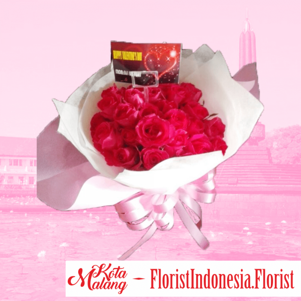 Bouquet mawar murah di malang