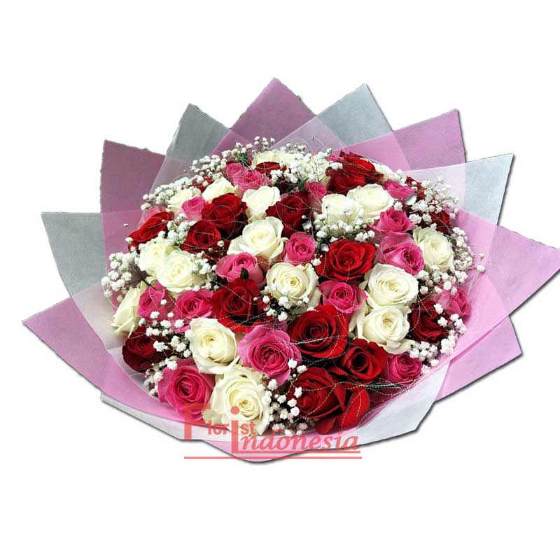 Buket Bunga Mawar Valentine Val HBP-003