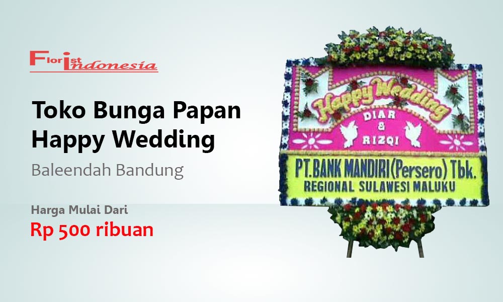 Toko Bunga Papan Wedding Baleendah Bandung