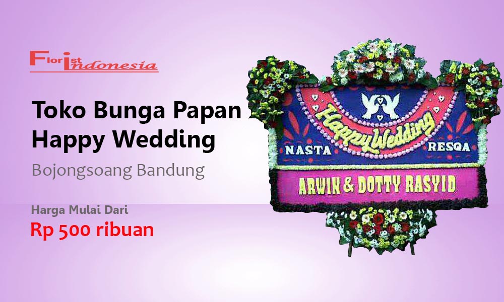 Toko Bunga Papan Wedding Bojongsoang Bandung