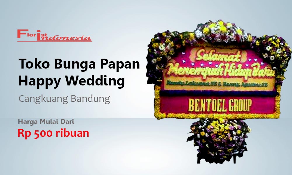 Toko Bunga Papan Wedding Cangkuang Bandung