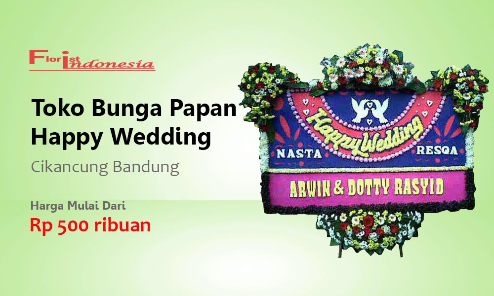Toko Bunga Papan Wedding Cikancung Bandung