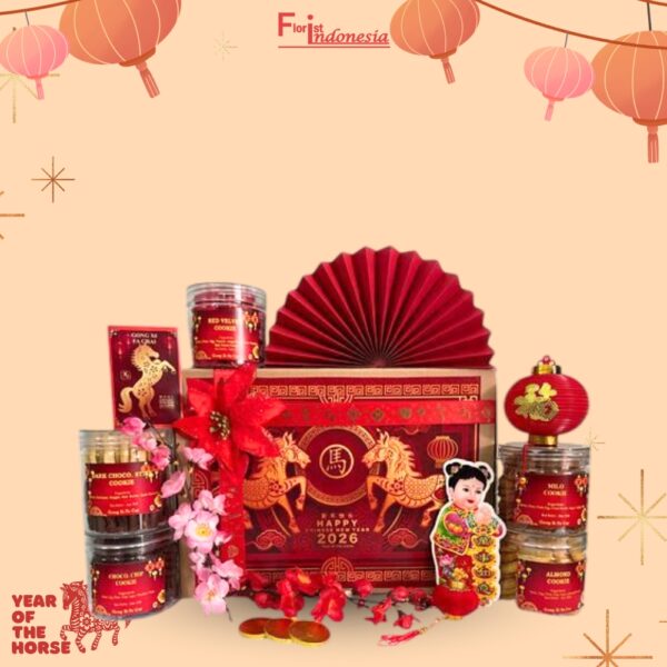Hampers Box Ribbon Imlek Large