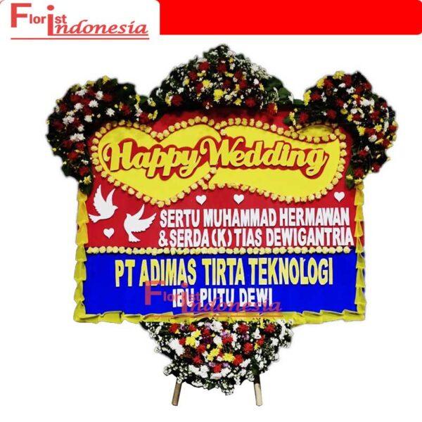 Bunga Papan Wedding Bandung PWBDG-005