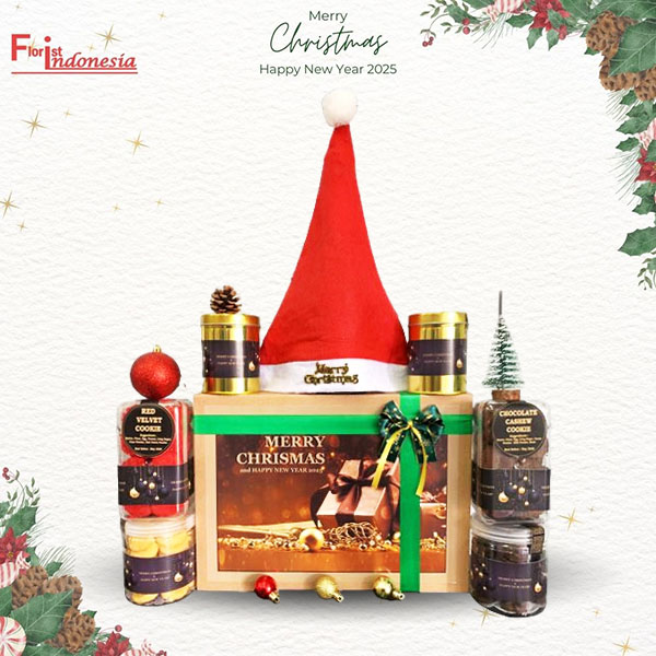 Box Cookie Christmas Ribbon L Box Cookie Christmas Ribbon L