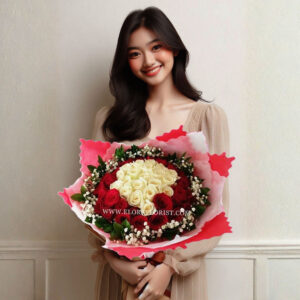 Buket Mawar Valentine HBP-007