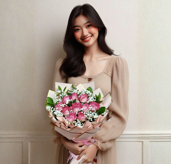 Bouquet Mawar Valentine Val HBL-005