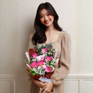 Bouquet Mawar Valentine Val HBL-004