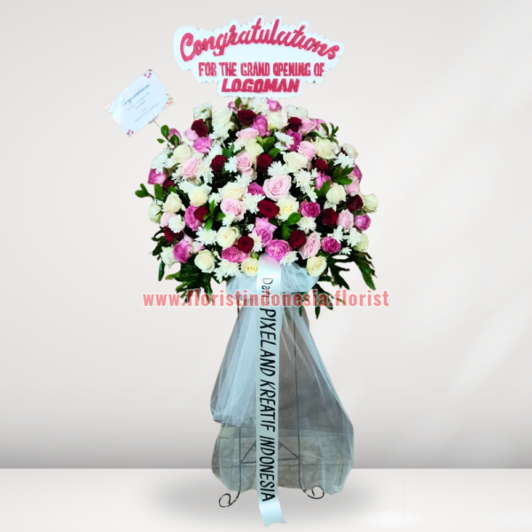 SSF-11 Standing Flower Congratulations